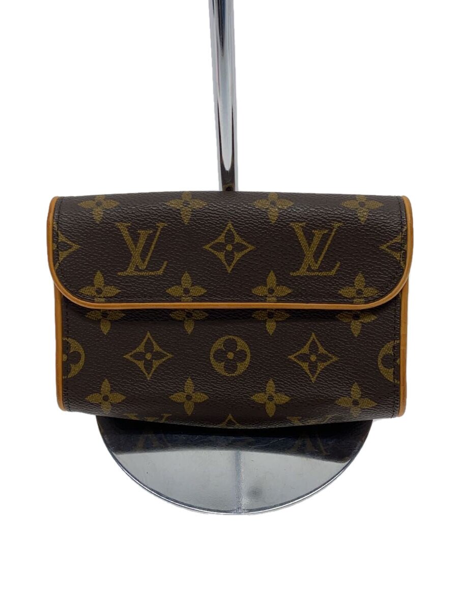 【中古】LOUIS VUITTON◆ポシェット・フロランティーヌ_モノグラム・キャンバス_BRW/PVC/BRW【バッグ】