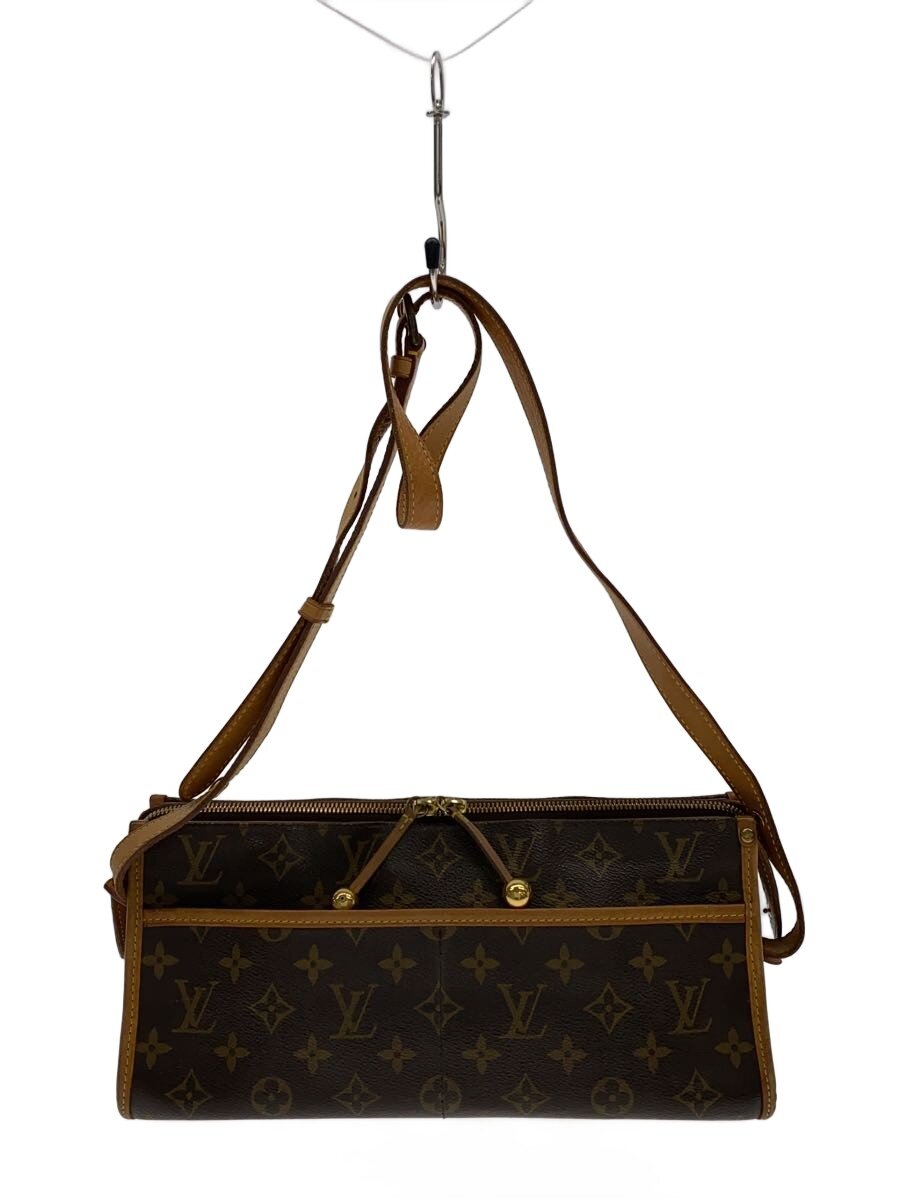 LOUIS VUITTON - 【中古】LOUIS VUITTON◆ポパンクール・ロン_モノグラム・キャンバス/PVC/BRW【バッグ】