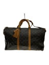 【中古】LOUIS VUITTON◆キーポル・バンドリエール50_モノグラム・キャンバス_BRW/PVC/BRW/総柄//【バッグ】