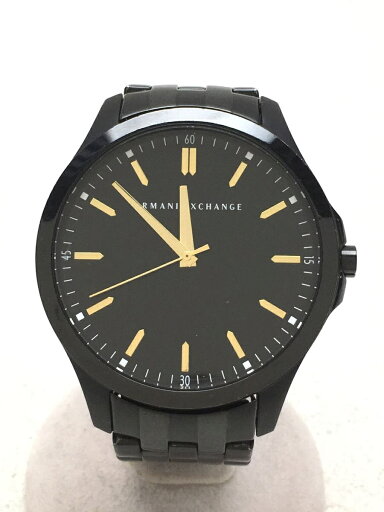 【中古】ARMANI EXCHANGE◆クォーツ腕時計/アナログ/ステンレス/BLK/BLK/AX2144【服飾雑貨他】 【中古】ARMANI EXCHANGE◆クォーツ腕時計/アナログ/ステンレス/BLK/BLK/AX2144【服飾雑貨他】