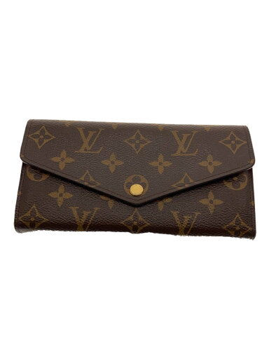 【中古】LOUIS VUITTON◆2)ポルト・フォイユ・サラ_モノグラム・キャンバス_BRW_コクリコ/PVC/BRW/レディース【服飾雑貨他】 【中古】LOUIS VUITTON◆2)ポルト・フォイユ・サラ_モノグラム・キャンバス_BRW_コクリコ/PVC/BRW/レディース【服飾雑貨他】