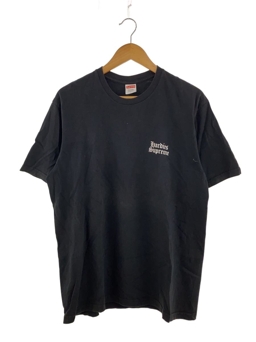【中古】Supreme◆Hardies dog tee/Tシャツ/L/コットン/BLK/プリント【メンズウェア】