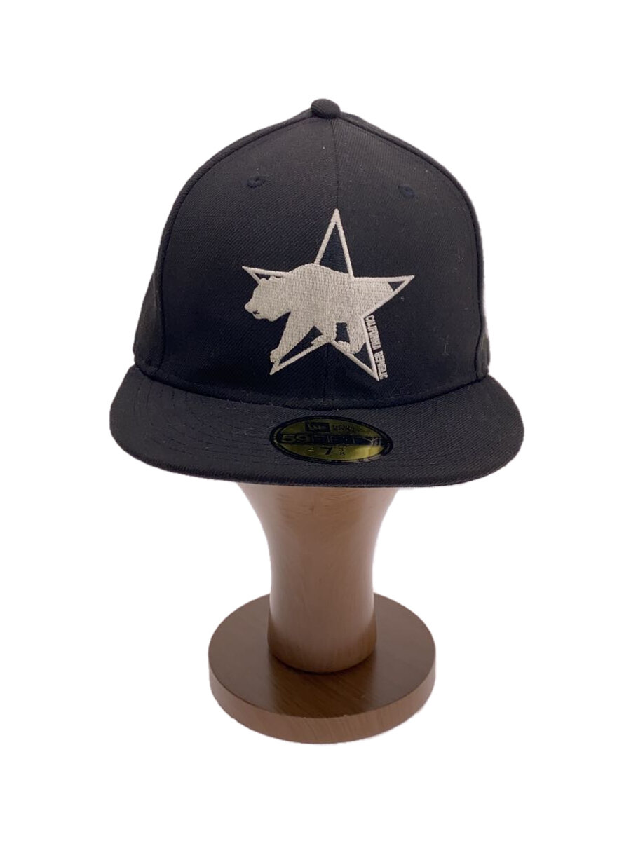 【中古】NEW ERA◆キャップ/7 3/8/BLK/メンズ【服飾雑貨他】