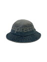 【中古】Supreme◆22SS/Fade Jacquard Denim Crusher Hat/バケットハット/コットン/IDG/メンズ【服飾雑貨他】(4)