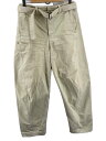【中古】LEMAIRE◆ボトム/46/コットン/CRM【メンズウェア】