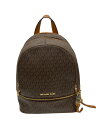 【中古】MICHAEL KORS◆リュック/--/BRW/30S7GEZB1B【バッグ】