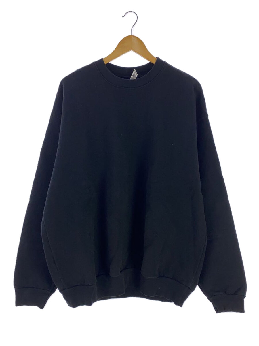 【中古】LOS ANGELES APPAREL◆スウェット/XL/コットン/BLK/無地【メンズウェア】