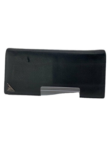 【中古】PRADA◆長財布/レザー/BLK/メンズ/2MV836【服飾雑貨他】 【中古】PRADA◆長財布/レザー/BLK/メンズ/2MV836【服飾雑貨他】