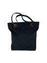 【中古】GUCCI◆トートバッグ_GGキャンバス/キャンバス/BLK【バッグ】(4)