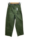 【中古】MILITARY◆スウェーデン軍/タックパンツ/ボトム/--/コットン/KHK【レディースウェア】