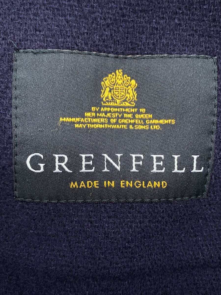 【中古】GRENFELL◆コート/38/ウール/NVY【メンズウェア】