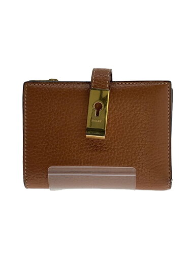 【中古】BALLY◆2つ折り財布/レザー/BRW/無地/レディース【服飾雑貨他】 【中古】BALLY◆2つ折り財布/レザー/BRW/無地/レディース【服飾雑貨他】