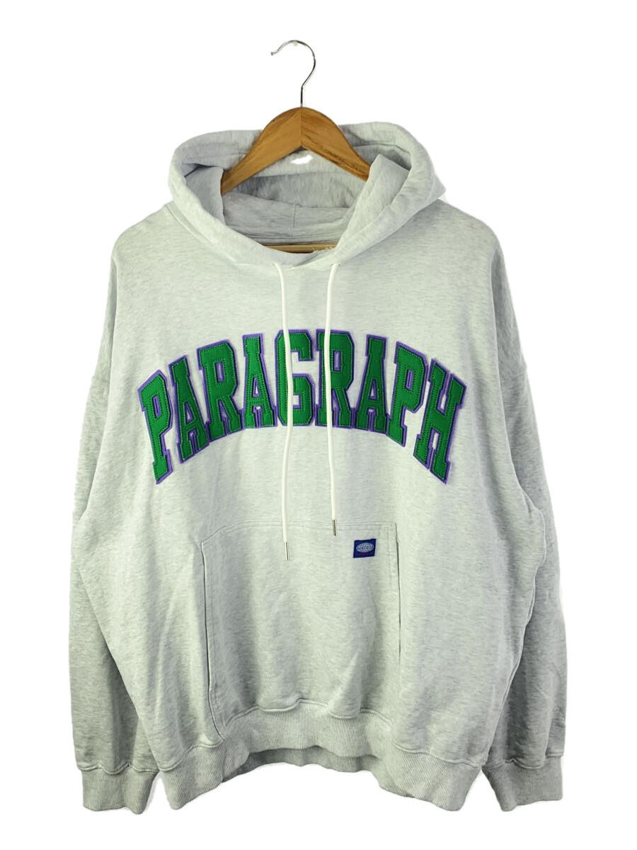 【中古】Paragraph◆パーカー/1/コットン/GRY【メンズウェア】