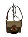 【中古】LOUIS VUITTON◆ドーフィーヌMINI/レザー/KHK【バッグ】