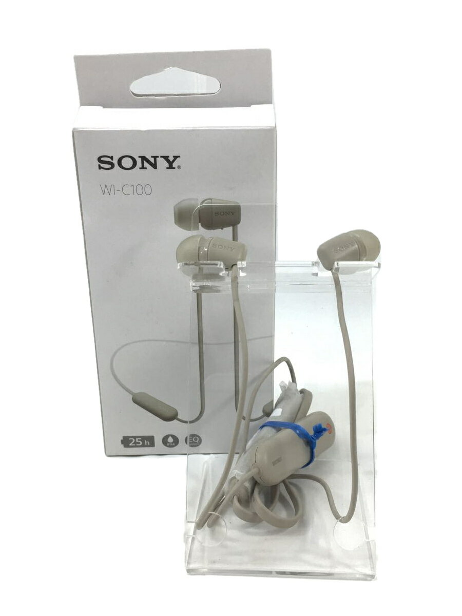 【中古】SONY◆イヤホン/WI-C100【家電・ビジュアル・オーディオ】