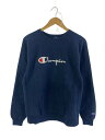 【中古】Champion◆スウェット/--/コットン/NVY/背タグ無し【メンズウェア】