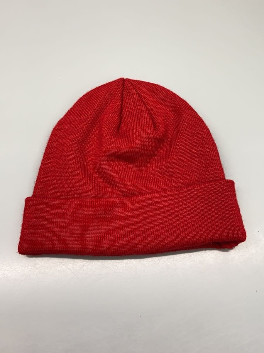 【中古】BAPE STA!◆ニットキャップ/--/ウール/RED/メンズ//【服飾雑貨他】