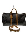 【中古】LOUIS VUITTON◆キーポル・バンドリエール55_モノグラム・キャンバス_BRW/PVC/BRW/モノグラム//【バッグ】