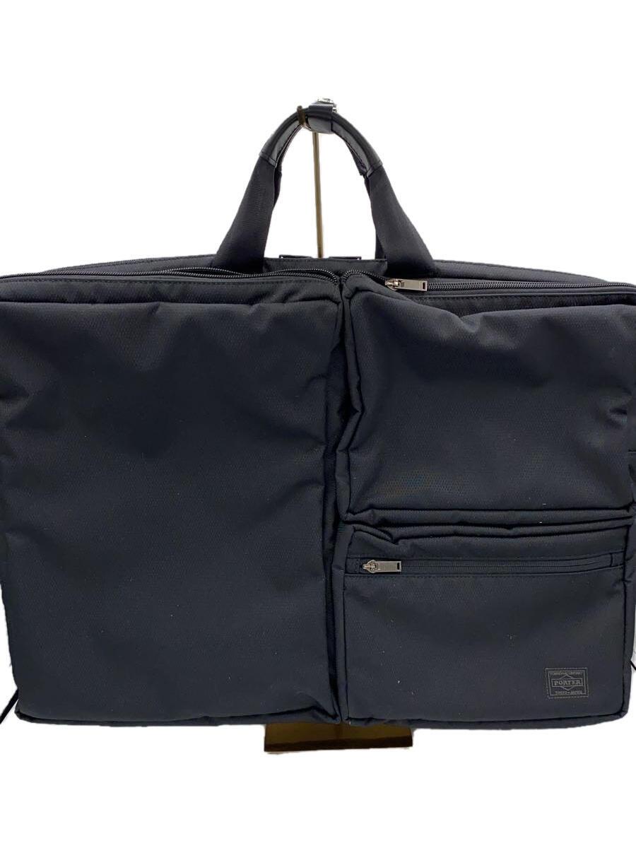 【中古】PORTER◆ブリーフケース/ナイロン/BLK CLOVE【バッグ】