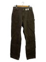 【中古】Carhartt◆ペインターパンツ/33/コットン/BRW【メンズウェア】(4)