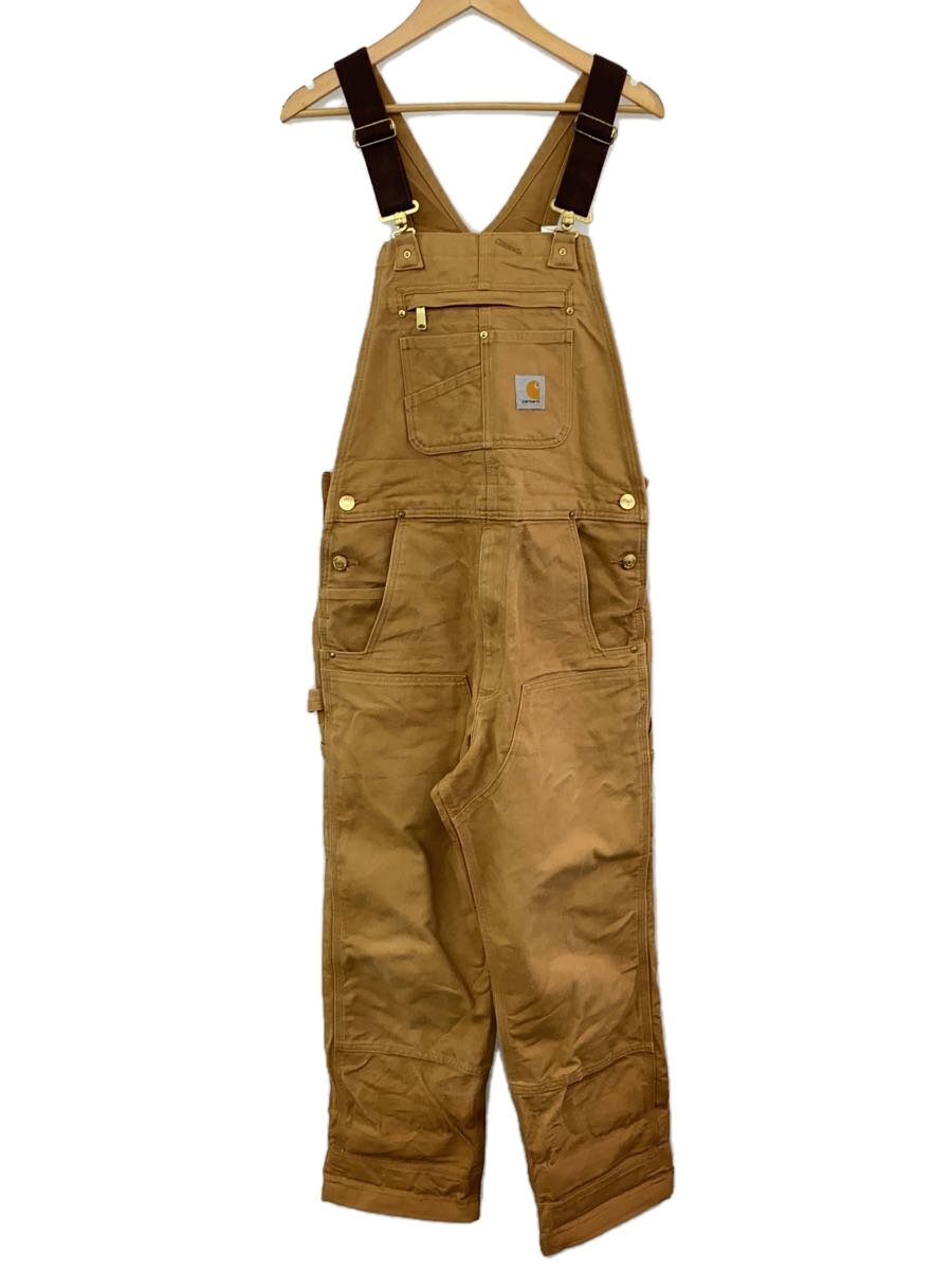 【中古】Carhartt◆オーバーオール/32/コットン/CML/無地/102776-211【メンズウェア】