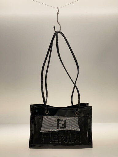 【中古】FENDI◆ショルダーバッグ/--/BLK【バッグ】 【中古】FENDI◆ショルダーバッグ/--/BLK【バッグ】