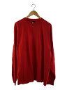 【中古】seedleSs /長袖Tシャツ/XXL/コットン/RED【メンズウェア】(4)