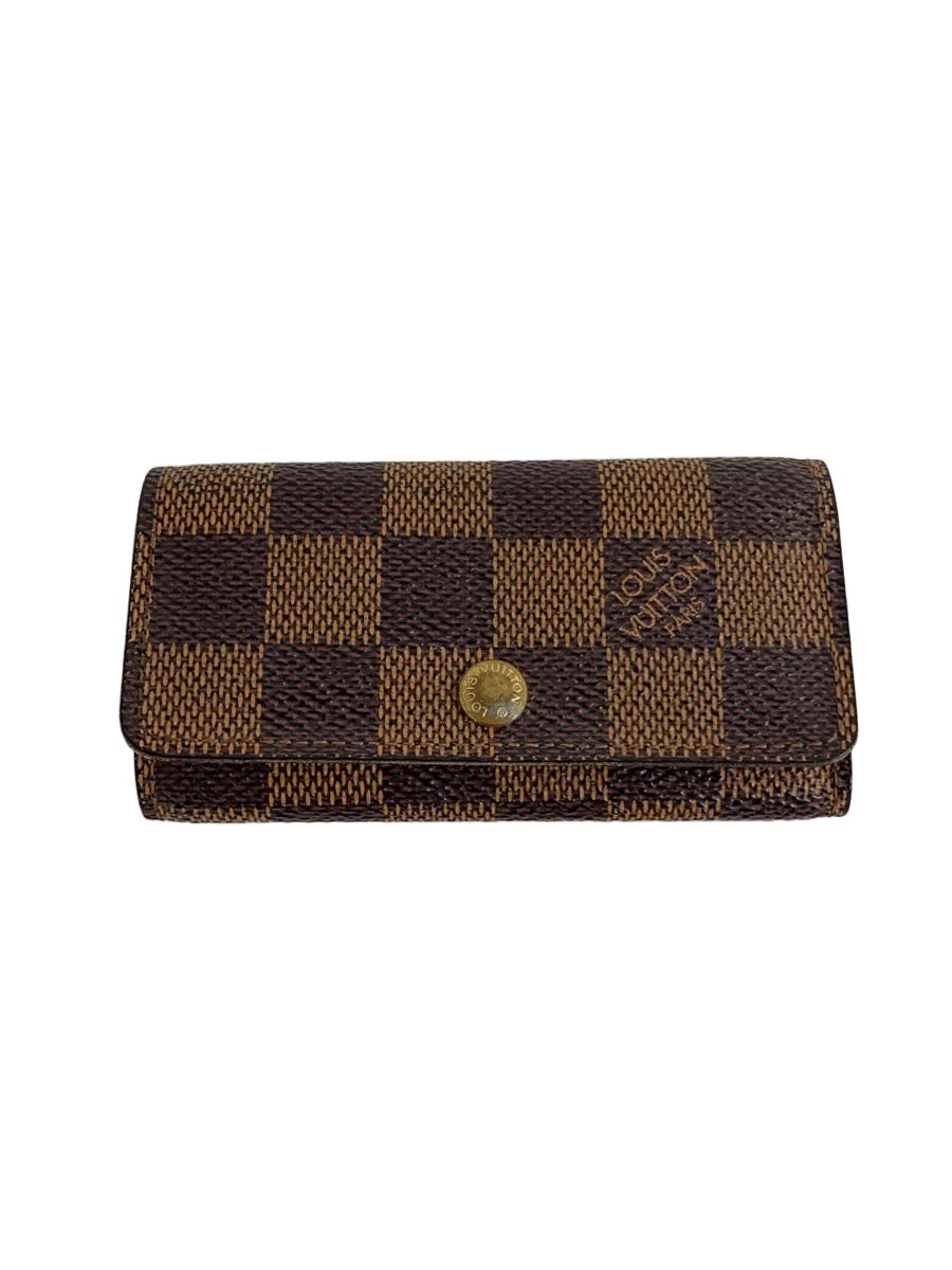 【ブランド】LOUIS VUITTON 【ブランドカナ】ルイヴィトン 【型番】N62631 【程度】C 【サイズ】 【メインカラー】ブラウン 【素材・生地】PVC（ビニール） 【キーワード】　　 2026/02/01 セカンドストリート奥田店【3475】【中古】LOUIS VUITTON◆ミュルティクレ4_ダミエ・エベヌ/PVC/ブラウン ブランド LOUIS VUITTON 型番 N62631 カラー ブラウン 柄 総柄 素材・生地 PVC（ビニール）>色・素材について サイズ >サイズ表示について 実寸（cm） 【ウォレット】 縦：5.5 / 横：10.5 / 厚み：1 【その他】 その他サイズ：/ 商品は　セカンドストリート奥田店の店頭にて販売しております。商品に関するお問合わせは、お電話(TEL:076-433-7020)にて、問合わせ番号：2334754856490をお伝えください。 配送方法やお支払い方法に関するお問い合わせは、サポートセンターまでご連絡をお願いします。 ※お電話の対応は営業時間内のみとなります。お問い合わせフォームでお問い合わせの際はご注文番号をご記入下さい この商品に関する出品店舗からのコメント 1内側スレ内側に擦れがございます。状態について等ご不明な点・ご質問は、お気軽に当店までお問い合わせくださいませ。