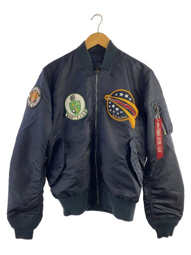 【中古】ALPHA INDUSTRIES◆フライトジャケット/L/ナイロン/NVY/TA0416-067【メンズウェア】 【中古】ALPHA INDUSTRIES◆フライトジャケット/L/ナイロン/NVY/TA0416-067【メンズウェア】