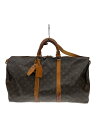 【中古】LOUIS VUITTON◆キーポル・バンドリエール50_モノグラム・キャンバス_BRW/PVC/BRW【バッグ】(4)