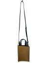 【中古】MARNI◆2way/バウカラー/ショルダーバッグ/レザー/CML/無地【バッグ】