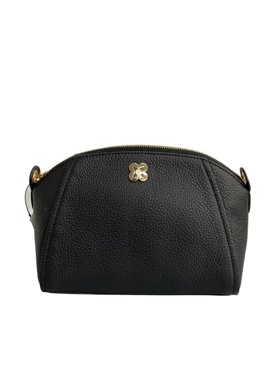 Furla - 【中古】FURLA◆ショルダーバッグ/レザー/BLK/無地/871231【バッグ】