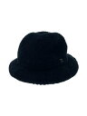 【中古】CHANEL◆ツイードバケットハット/L/ウール/BLK/レディース//【服飾雑貨他】