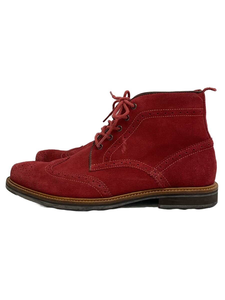 【中古】Lee◆チャッカブーツ/27cm/RED/スウェード/52022【シューズ】