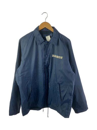 【中古】Champion◆60s/ランタグ/BABSON/ボア/コーチジャケット/--/ナイロン/NVY/金具取/ポケット破れ【メンズウェア】 【中古】Champion◆60s/ランタグ/BABSON/ボア/コーチジャケット/--/ナイロン/NVY/金具取/ポケット破れ【メンズウェア】
