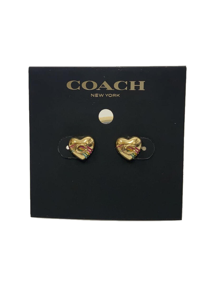 【中古】COACH◆ピアス/--/GLD/レディース【服飾雑貨他】