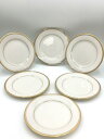 【中古】Noritake◆プレート/6点セット/WHT/アイボリーチャイナ/Ivory cyaina/ホワイト【キッチン用品】