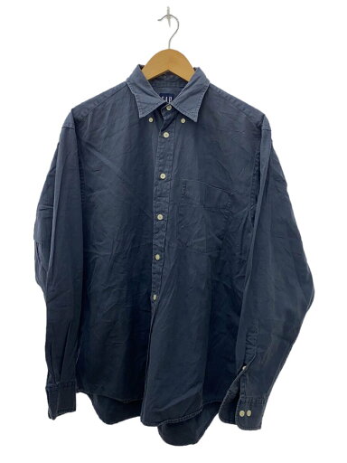 【中古】GAP◆90s/長袖シャツ/S/コットン/NVY【メンズウェア】 【中古】GAP◆90s/長袖シャツ/S/コットン/NVY【メンズウェア】