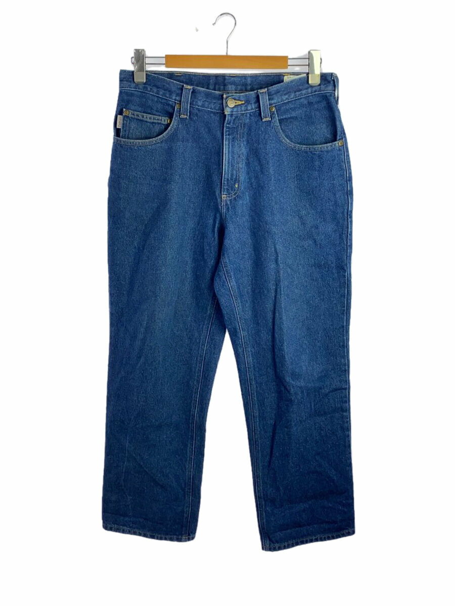 【中古】Carhartt◆デニムパンツ/32/コットン/Relaxed Fit Jeans/381-83【メンズウェア】