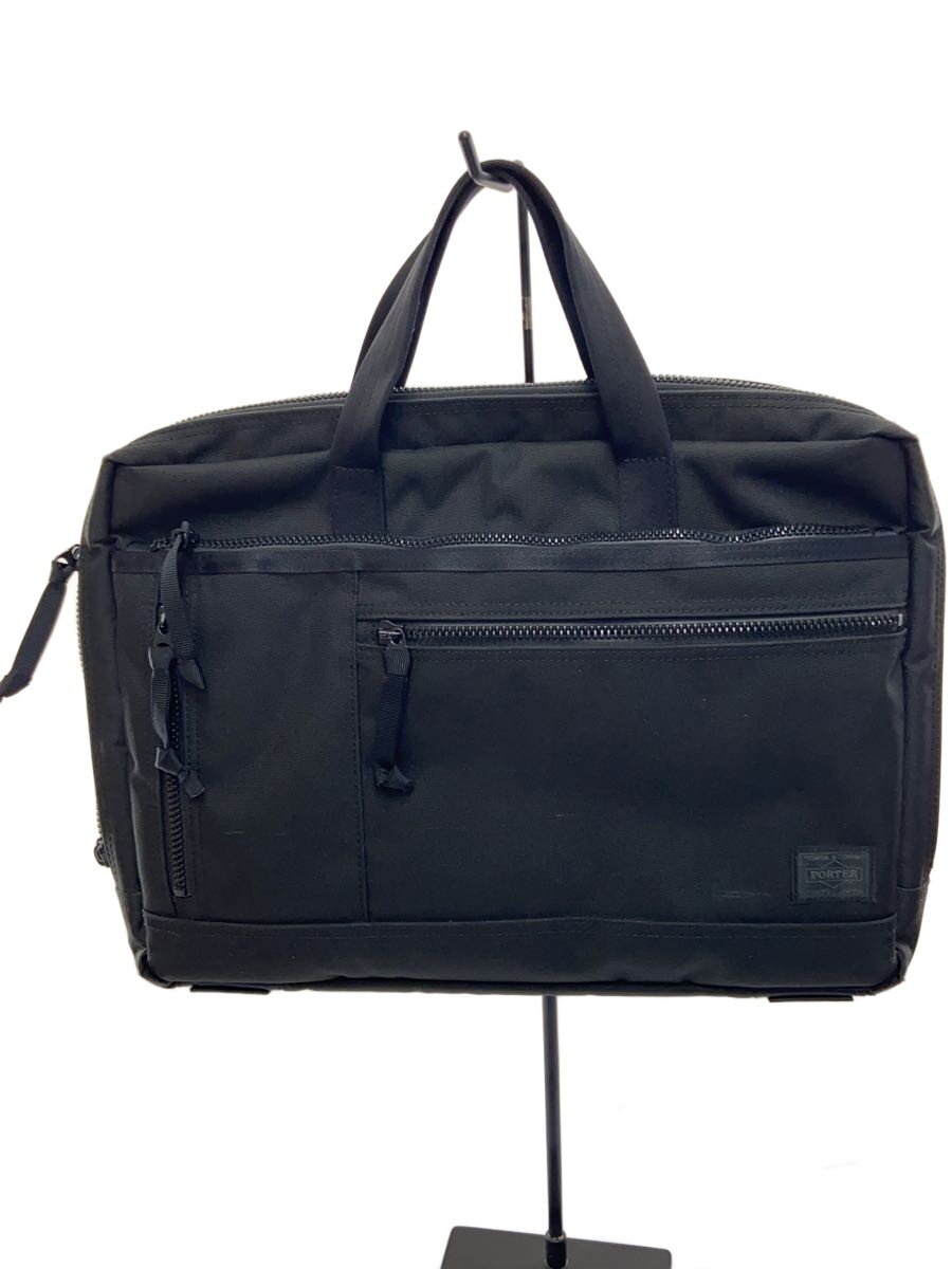 【中古】PORTER◆インタラクティブ/3wayブリーフケース/リュック用ショルダー欠品/--/BLK/3134【バッグ】