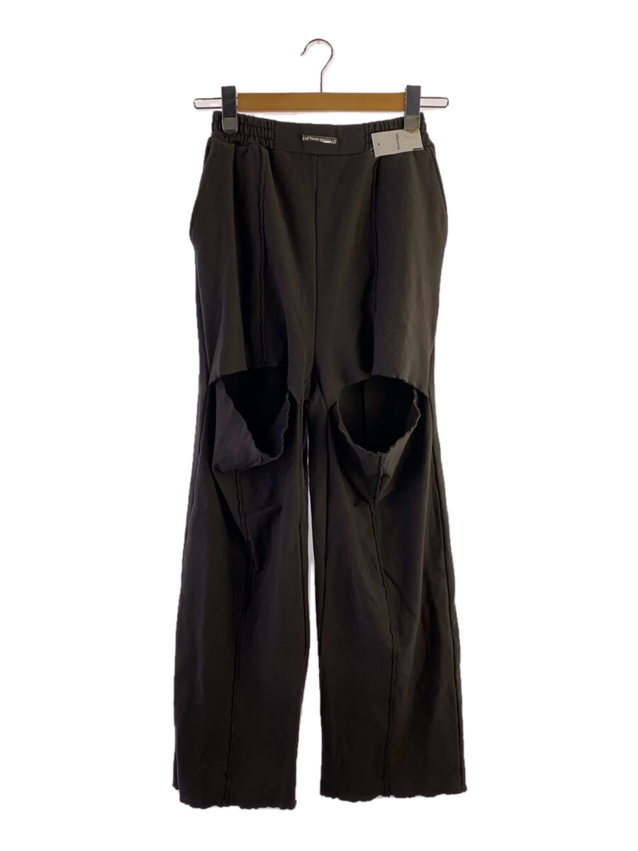 【中古】PRANK PROJECT◆Slit WIDE Sweatpants/FREE/コットン/グレー/31231465607【レディースウェア】