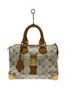 【中古】LOUIS VUITTON◆スピーディ30_モノグラム・マルチカラー_マルチカラー/PVC/マルチカラー【バッグ】
