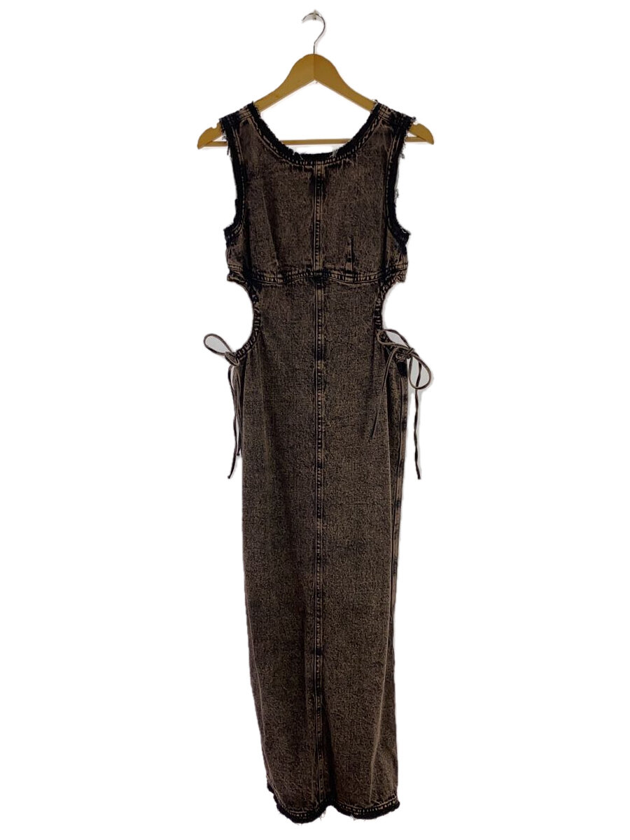 【中古】MAISON SPECIAL◆Denim Dress/オールインワン/36/コットン/BRW/21241265304【レディースウェア】