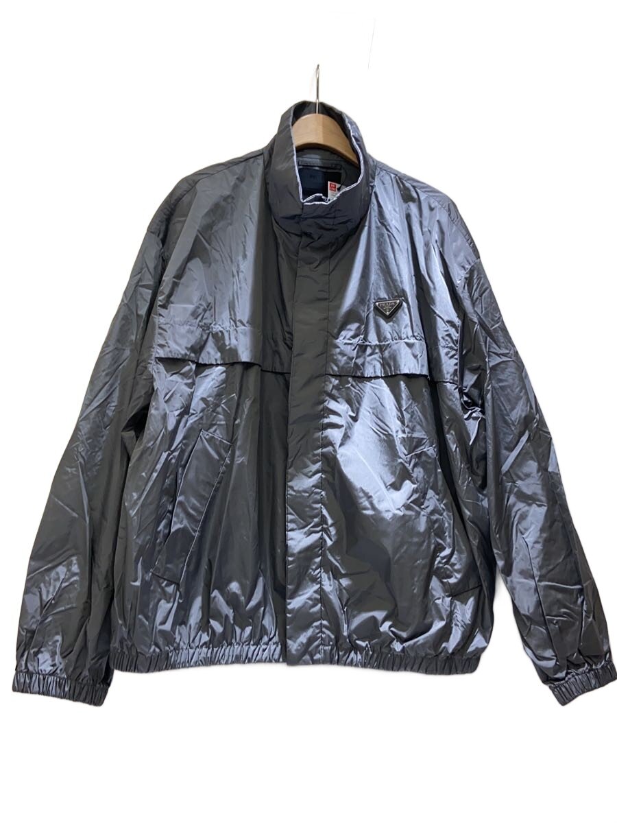 PRADA◆Light Technical Fabri/ナイロンジャケット/L/ナイロン/GRY/SGC622 S000 148U//