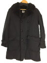 【中古】Engineered Garments◆Storm Coat/Nyco Ripstop/コート/XS/ナイロン/BLK【メンズウェア】