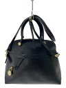【中古】FURLA◆2WAY/ハンドバッグ/レザー/ブラック/無地/269372【バッグ】(4)