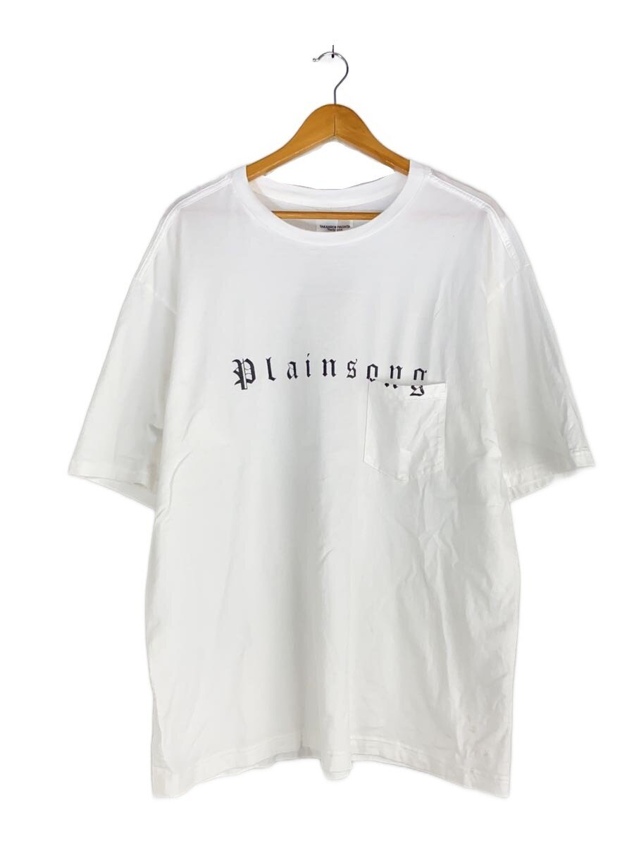 【中古】TAKAHIROMIYASHITA TheSoloist.◆oversized s/s tee.(plainsong)/44/コットン/ホワイト/0004SS25【メンズウェア】