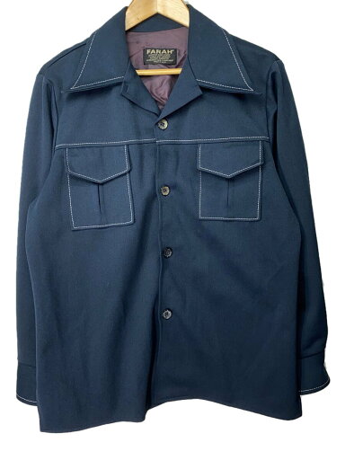 【中古】FARAH◆ジャケット/--/--/NVY/無地【メンズウェア】 【中古】FARAH◆ジャケット/--/--/NVY/無地【メンズウェア】