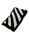 【中古】OFF-WHITE◆キッズ服飾/マフラー/コットン/BLK【キッズ】