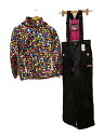 【中古】air walk◆ウェアー/マルチカラー/セットアップ/150【スポーツ】